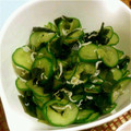 かきの実's cooksnap of when they made 【きゅうり】とわかめとしらすの酢の物.
