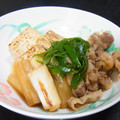 ジュエリーママ's cooksnap of when they made 焼き豆腐と焼きネギの煮物.