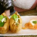 さりいゆ's cooksnap of when they made 肉入りたけのこご飯のおいなりさん.