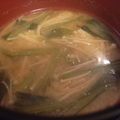 tomokoshiawase's cooksnap of when they made 具沢山♪えのきと小松菜のお味噌汁.