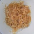 １４９６'s cooksnap of when they made 春雨のカニカマ辛みそ和え～ビビン麺風～.