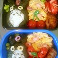 みきッチン's cooksnap of when they made 速効！トトロキャラ弁当！おまけ付き♪.