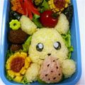 そらかえ♪'s cooksnap of when they made キャラ弁＊ピカチュウの夏弁！＊.