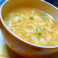 ぴーすぬ✩'s cooksnap of when they made ねぎと卵の中華スープ.
