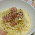 たしゅまる's cooksnap of when they made ダイエット用！カルボナーラ風しらたき.