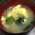 しゅんのいちごまま's cooksnap of when they made ホタテとわかめの卵スープ♪.