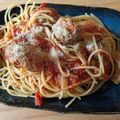 クック84ITMB☆'s cooksnap of when they made 「カリオストロの城」のミートボールパスタ.