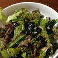 kiraaaan's cooksnap of when they made ツナとレタスと胡瓜とワカメのぽん酢和え.