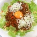 Cure2's cooksnap of when they made 簡単！！挽肉☆サラダ丼（うどん）.