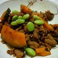 SatoMicham's cooksnap of when they made 激ウマ！かぼちゃと牛肉のバルサミコ酢炒め.