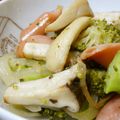 kapapillon's cooksnap of when they made ブロッコリーとエリンギのクレソル炒め.