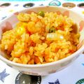 sougo78's cooksnap of when they made 「1日分の野菜」♡えび♡炊飯器ピラフ.