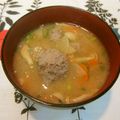 m@n@'s cooksnap of when they made おだしの美味しいいわしのつみれ汁.