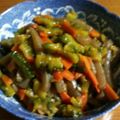 もりもりしょこた's cooksnap of when they made ゴーヤのカレーきんぴら.