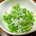 B子chan's cooksnap of when they made 釜揚げしらすと水菜のぽん酢和え.