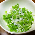 B子chan's cooksnap of when they made 釜揚げしらすと水菜のぽん酢和え.