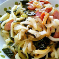 あーちゃん0220's cooksnap of when they made 【和風】バター風味の焼きうどん　.