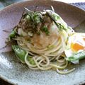 jyanpryon's cooksnap of when they made 納豆パスタ カルボナーラ風.
