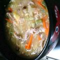 ☆KUMI521☆'s cooksnap of when they made 風邪ひきさんにも☆簡単スタミナ野菜スープ.