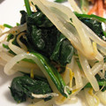 あきゅ's cooksnap of when they made ほうれんそうともやしの簡単ナムル.
