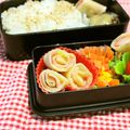 yukanosuke's cooksnap of when they made 餃子の皮でハムチー巻き★.