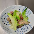 野菜大好きミーバ☆'s cooksnap of when they made 春の味♡祝蕾(しゅくらい)ベーコンソテー.