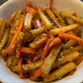 ALICE's cooksnap of when they made 簡単おかず♪さつまいもと人参のきんぴら.