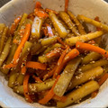 ALICE's cooksnap of when they made 簡単おかず♪さつまいもと人参のきんぴら.