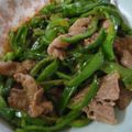 kiki9993's cooksnap of when they made お弁当に♪簡単！牛肉ピーマンの甘辛炒め.