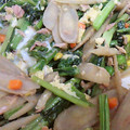 mikitan528's cooksnap of when they made 小松菜とごぼうの卵とじ.
