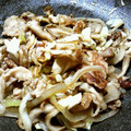ちぃぱむ's cooksnap of when they made 豚肉と舞茸とｷｬﾍﾞﾂの炒め物.
