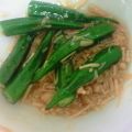 QueenPrincess's cooksnap of when they made 簡単ッおいしい♪オクラのなめ茸和え！.