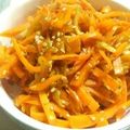 きゅうぞうちゃん's cooksnap of when they made ぴりっと。　にんじんの生姜風味きんぴら.