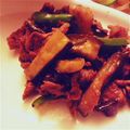 kyaaabe's cooksnap of when they made 豚とナスピーマンの醤油麹炒め.