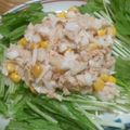はなまるさつき's cooksnap of when they made 水菜のサラダ.