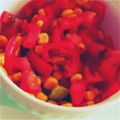 smilemiyo's cooksnap of when they made 朝食にも♪トマトときゅうりの角切りサラダ.