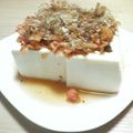カボリン's cooksnap of when they made 簡単彼おつまみ☆キムチ＆鰹節のせ冷奴.