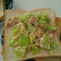えりぱんな's cooksnap of when they made おいし～♪キャベツ・シーチキントースト.