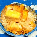 シャンプーハット's cooksnap of when they made お弁当に☆はんぺんのオーロラソース焼き☆.