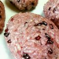 ももんたろう's cooksnap of when they made 黒米とこしあんのおはぎ.