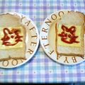 定春３２号's cooksnap of when they made ２０１１年お正月に♡うさぎさんトースト.