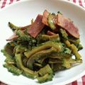 てらよう's cooksnap of when they made ゴーヤとベーコンのオイスターソース炒め。.