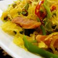 mmameco's cooksnap of when they made ☆金糸瓜（そーめんかぼちゃ）のカレー炒め.