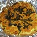目黒線's cooksnap of when they made 簡単　タラモピザ★.