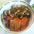 まゆむらさき's cooksnap of when they made 繊維たっぷり！昆布とサツマイモの煮物.