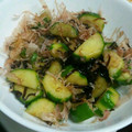 AFQ's cooksnap of when they made きゅうりだけ！の和風炒め.