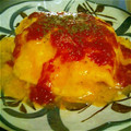 keshixx's cooksnap of when they made とろとろ！オムライス・トマトソースかけ.