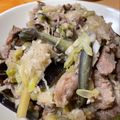 やみーの自炊記録's cooksnap of when they made 健康レシピ♥︎牛肉としめじ煮のおろし和え.