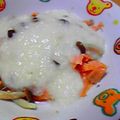 ニャミ姉's cooksnap of when they made 簡単　塩鮭の蒸し物　とろろかけ.