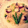 1987yurin's cooksnap of when they made さっぱりレモンのタコパスタ.